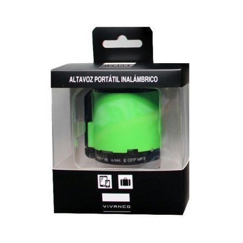 ALTAVOZ VIVANCO 76841 VERDE BLUETOOTH